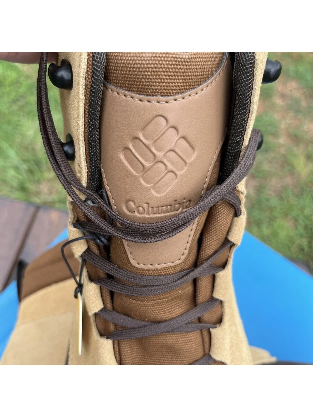 New Columbia Mens Expeditionist Shield Waterproof Boots Brown Size 13 $140 MSRP